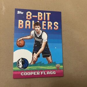 Topps Cooper Flagg Rookie Basketball Card - Blue and White